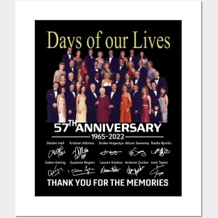 Days Of Our Lives 55Th Anniversary Full Cast Signature Posters and Art